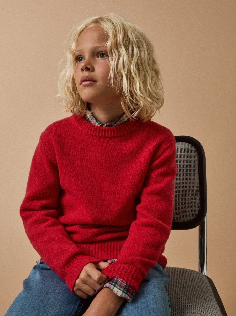 Pull Garçon en laine merinos – Image 3