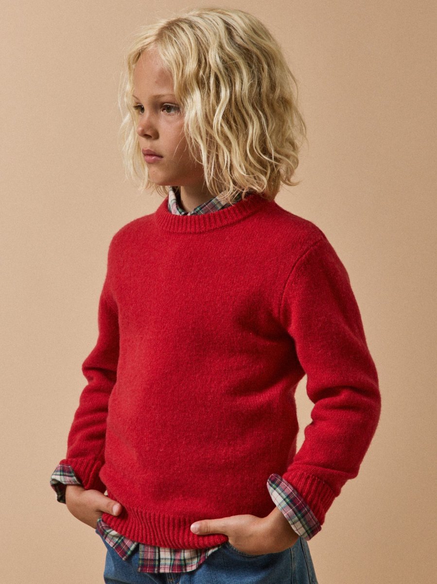 Pull Garçon en laine merinos – Image 2