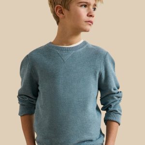 Pull Garçon maille fantaisie