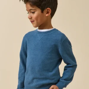Pull Garçon maille fantaisie