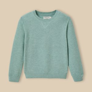 Pull Garçon maille fantaisie