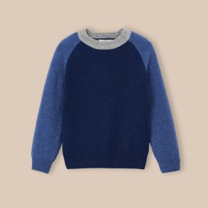 Pull colorblock laine Garçon