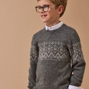 Pull jacquard Garçon