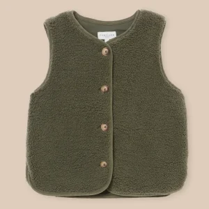 Veste sans manches en sherpa Garçon