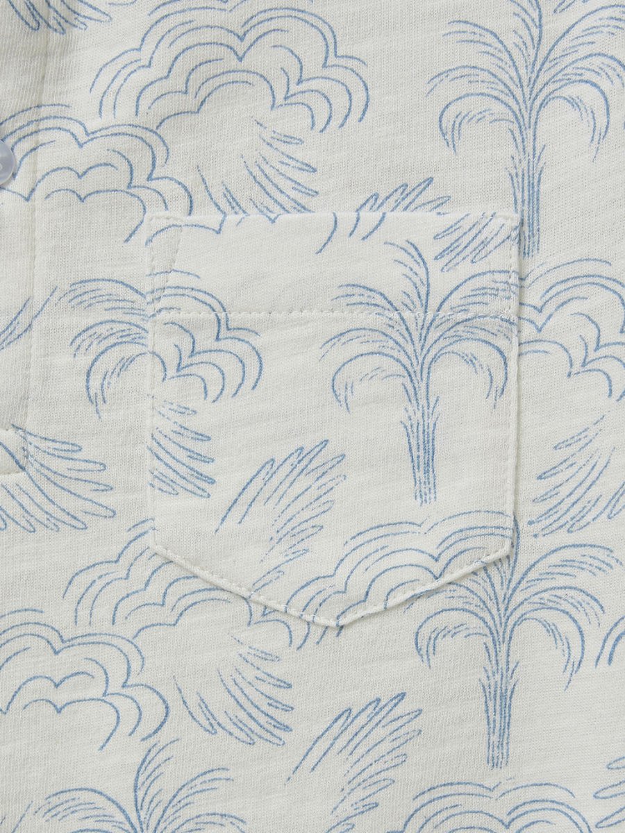 Polo Garçon motif palmiers - Coton bio – Image 7