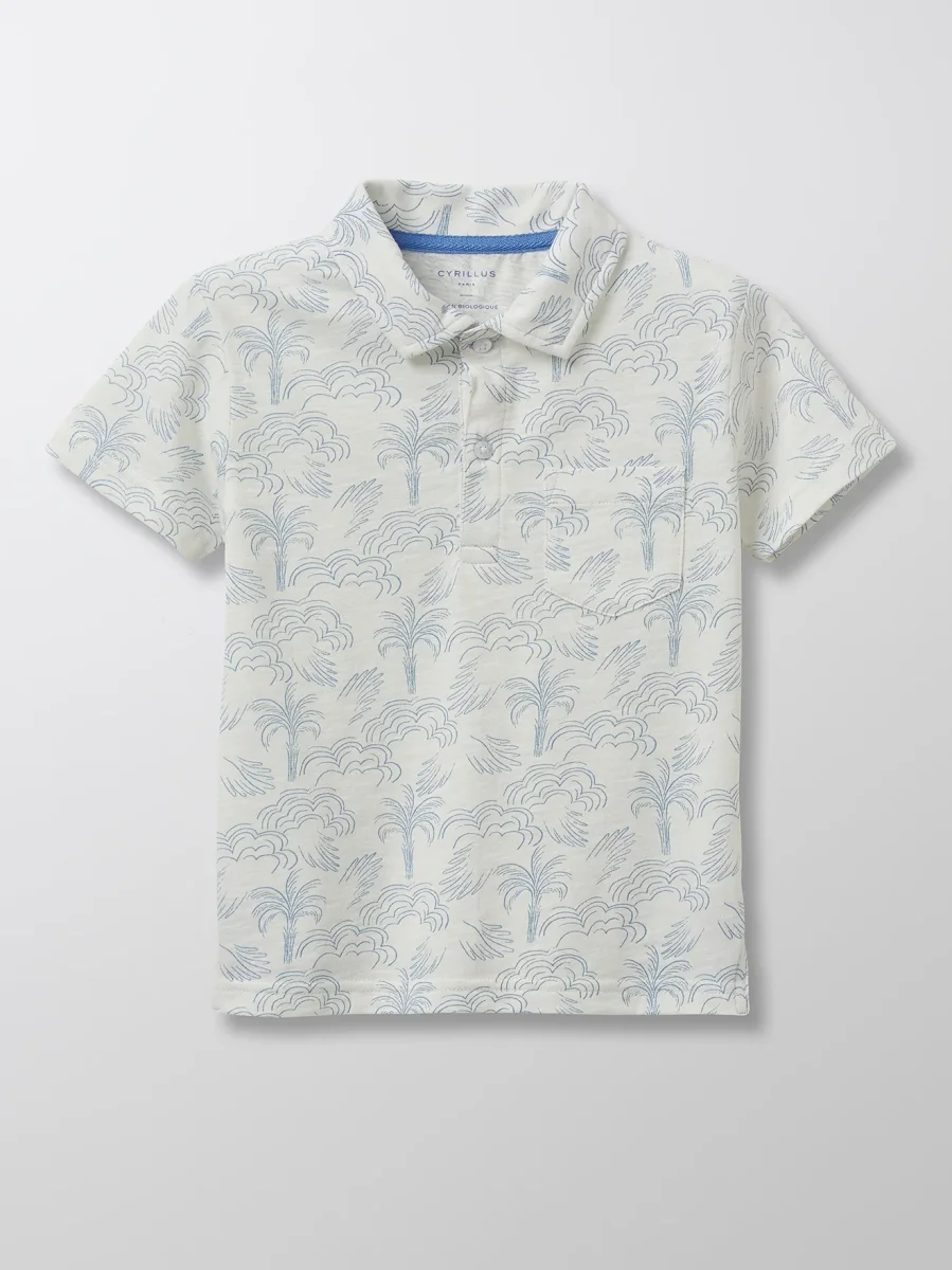 Polo Garçon motif palmiers - Coton bio – Image 5