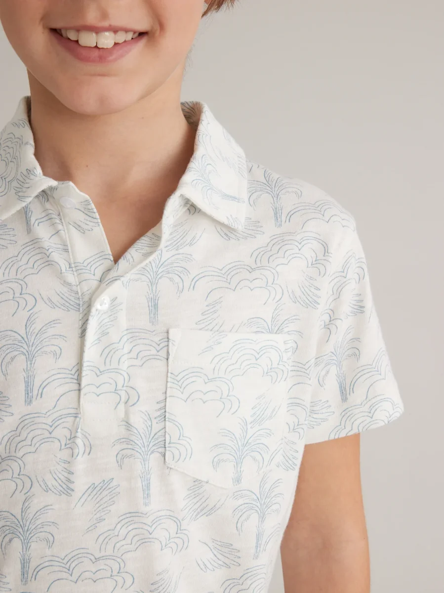 Polo Garçon motif palmiers - Coton bio – Image 3