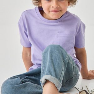 T-shirt uni garçon - Coton biologique