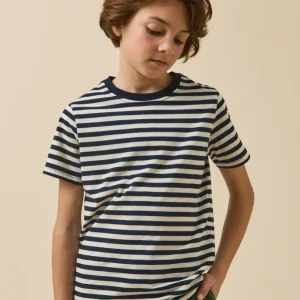 T-shirt rayé garçon - Coton biologique