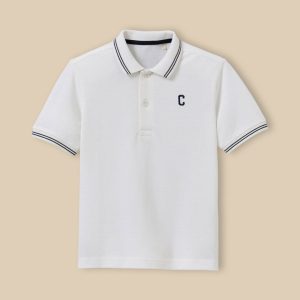 Polo en maille piquée Garçon - Coton biologique