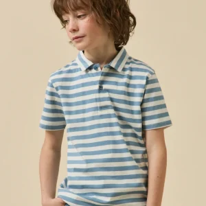 Polo rayé Garçon - Coton biologique