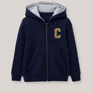 Sweat zippé à capuche Garçon