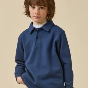 Sweat-polo Garçon - Coton biologique