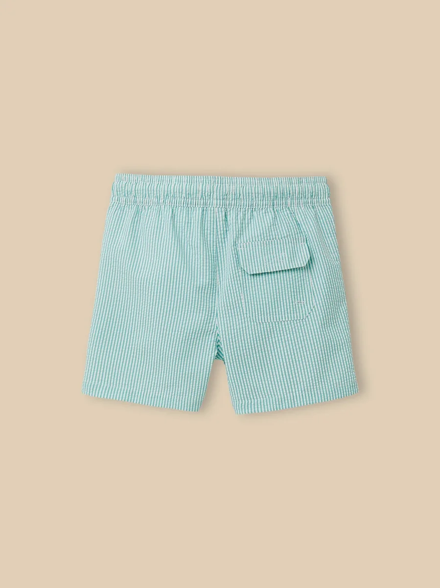 Short de bain en seersucker Garçon – Image 3
