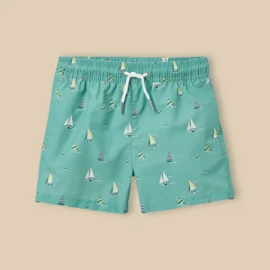 Short de bain "voiliers" Garçon