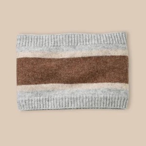Snood rayé en laine Garçon