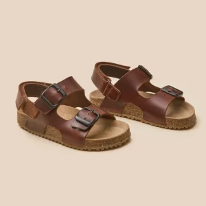 Sandales à brides garçon en cuir