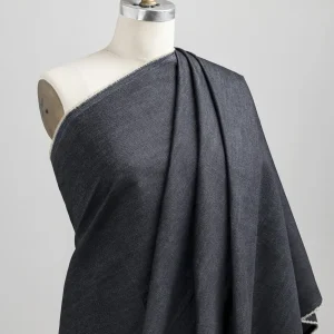 7.9 oz Recycled Cotton Slub Denim - Indigo - Swatch