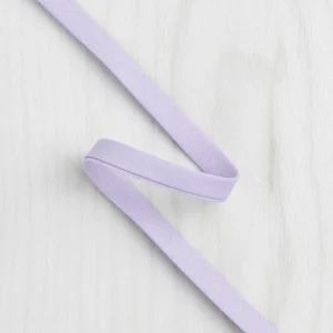 Double-Fold Cotton Poplin Bias Tape - 10 mm (3/8") wide - Lavender