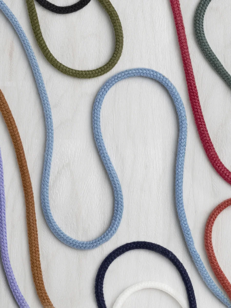 8mm Round Cotton Braided Drawstring Cord – Image 2