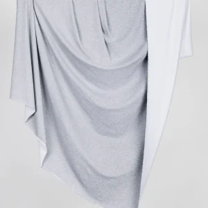 Bamboo Cotton Stretch Fleece - Cloud Grey - Swatch