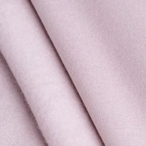 Bamboo Cotton Stretch Fleece - Soft Pink