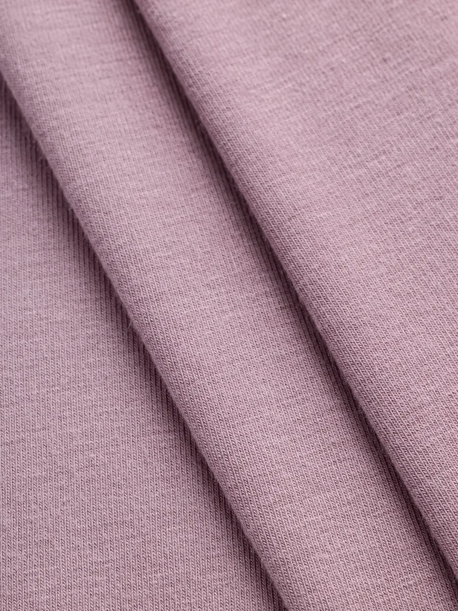 Bamboo Organic Cotton Spandex Jersey Knit - Lilac – Image 2