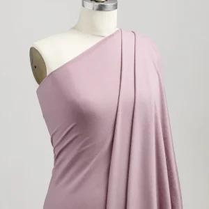 Bamboo Organic Cotton Spandex Jersey Knit - Lilac - Swatch