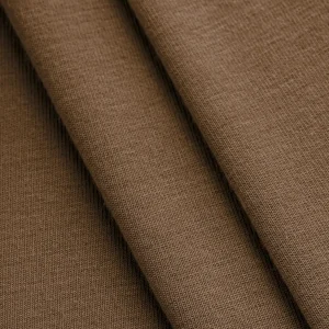 Bamboo Organic Cotton Spandex Jersey Knit - Toffee