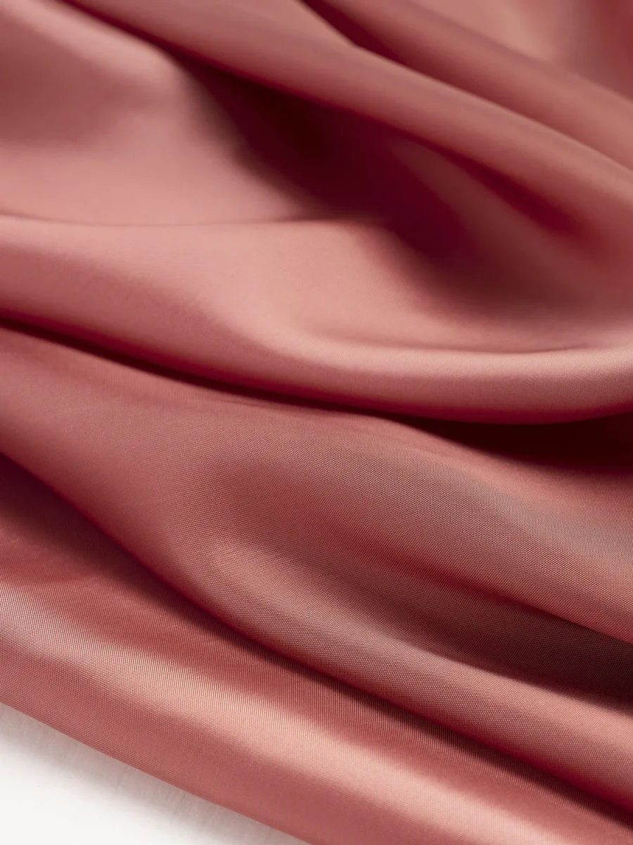 Bemberg Cupro Lining - Rust - Swatch – Image 3