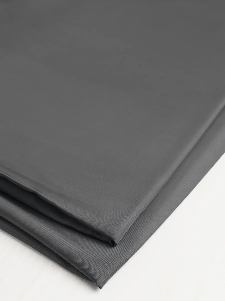 Bemberg Cupro Lining - Mid Grey – Image 3