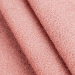 Brushed Melton Wool Blend Deadstock - Peach Pink