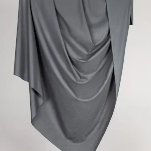 Core Collection Lightweight Silky Cotton Poplin - Basalt Grey - Swatch