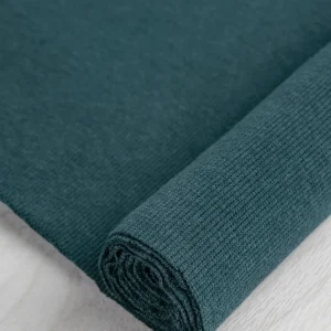 Bamboo/Cotton 2x2 Baby Rib - Teal
