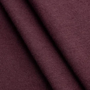 Cotton Modal Stretch Knit Deadstock - Bordeaux