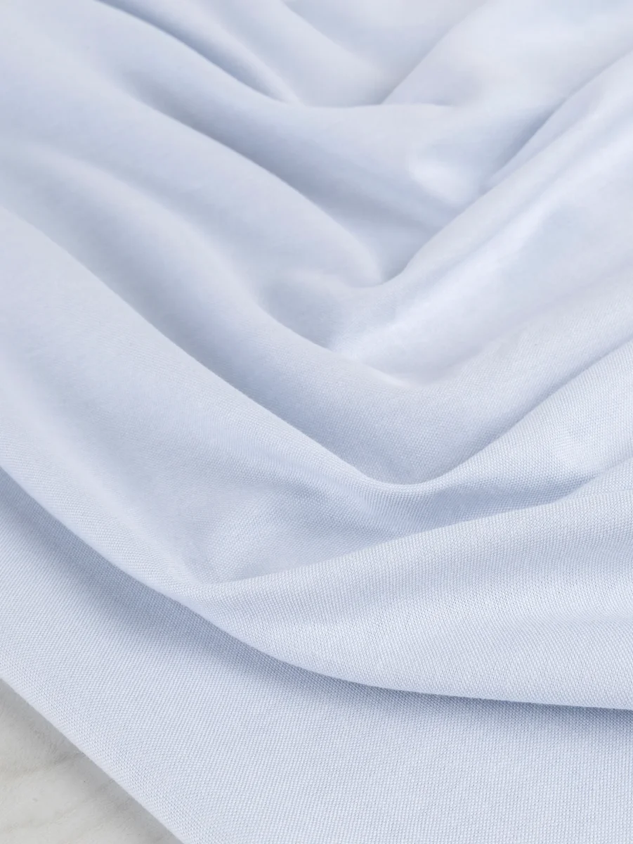 Cotton Oxford Shirting - Blue Haze - Swatch – Image 3