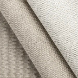 Cotton Poly Double Knit Deadstock - Tan + White