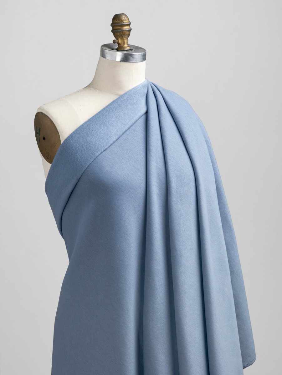 Custom Organic Cotton Fleece - Chambray - Swatch – Image 2