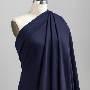 Custom Organic Cotton Fleece - Indigo - Swatch