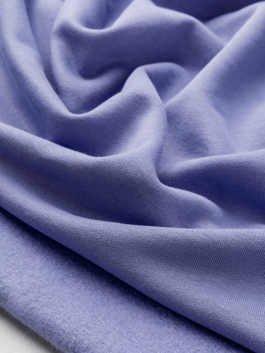 Custom Organic Cotton Fleece - Lilac – Image 4