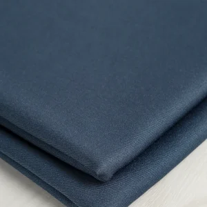Drapey Slight Stretch Twill Deadstock - Navy - Swatch