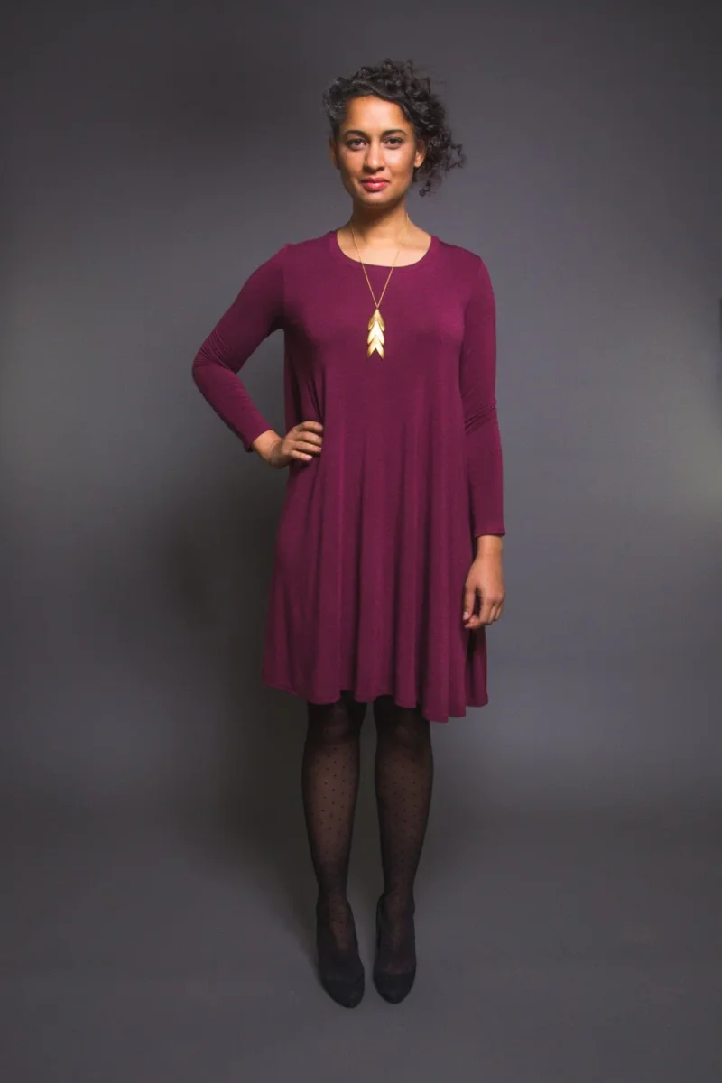 Ebony T-Shirt & Knit Dress Pattern – Image 4
