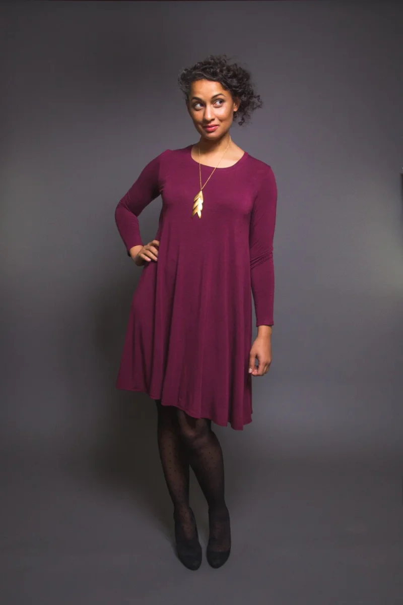 Ebony T-Shirt & Knit Dress Pattern – Image 5