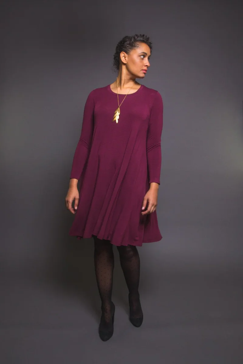Ebony T-Shirt & Knit Dress Pattern – Image 6