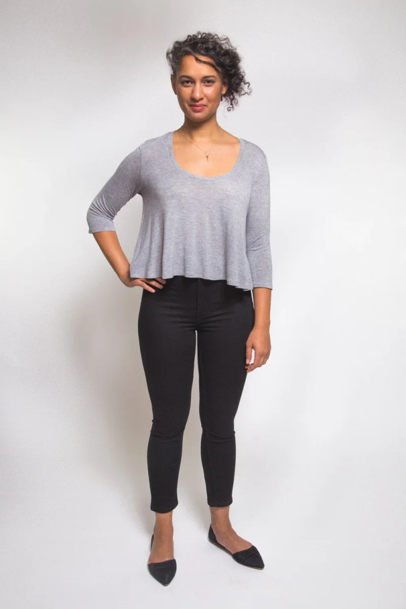 Ebony T-Shirt & Knit Dress Pattern – Image 3