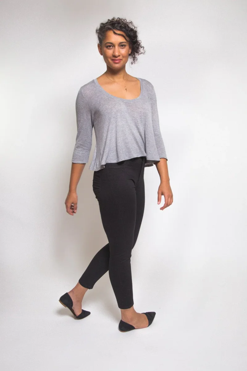 Ebony T-Shirt & Knit Dress Pattern – Image 8