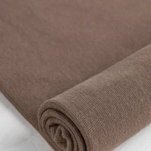 Eco 1x1 Rib Knit Deadstock - Brown