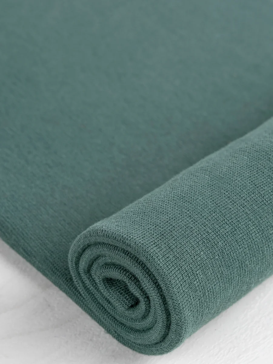 Eco 1x1 Rib Knit Deadstock - Cypress – Image 2