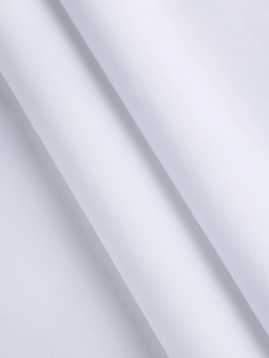 Italian Eco Nylon Stretch Knit Deadstock - White - Swatch – Image 3