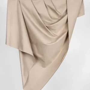 Lightweight Organic Cotton Stretch 6 oz Twill- Sand - Swatch